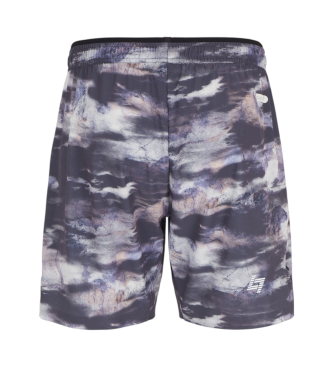 EA7 Dynamic Athlete shorts in Ventus7 technical fabric multicoloured
