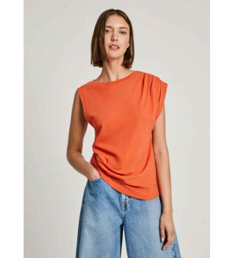Pepe Jeans Camiseta Fleurine Naranja