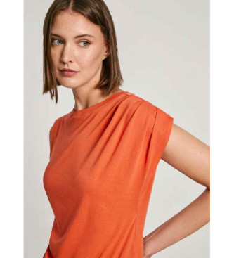 Pepe Jeans Camiseta Fleurine Naranja