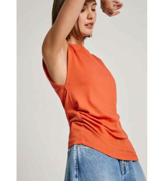 Pepe Jeans Camiseta Fleurine Naranja