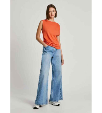 Pepe Jeans Camiseta Fleurine Naranja