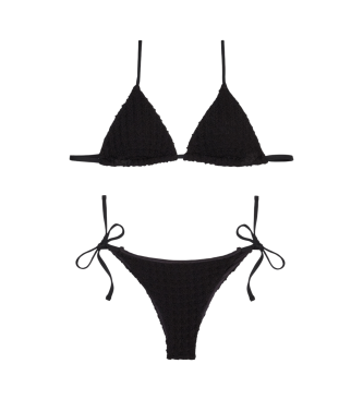 Emporio Armani Triangelbikini met zwarte vulling