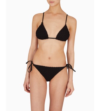 Emporio Armani Triangelbikini met zwarte vulling