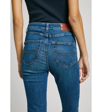 Pepe Jeans Kavbojke v kroju flare Dion modre barve