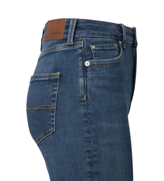 Pepe Jeans Kavbojke v kroju flare Dion modre barve