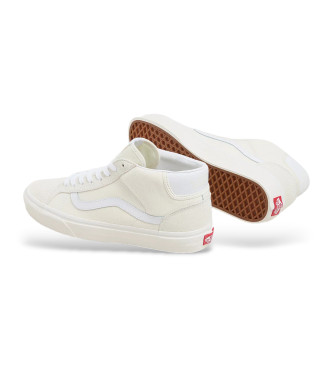 Vans Mid Skool 37 beige træningssko i læder