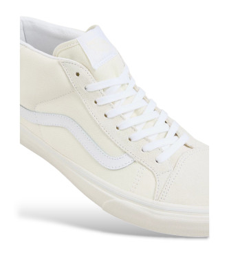 Vans Mid Skool 37 beige træningssko i læder