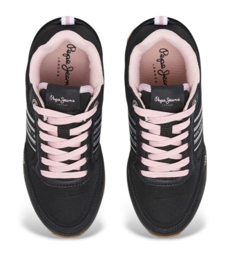 Pepe Jeans Dublin Polovične športne copate črne barve