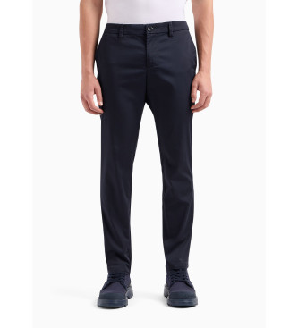 Armani Exchange Pantaln Solid marino