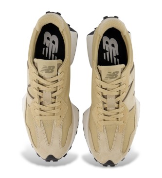 New Balance Baskets en cuir 327 moutarde