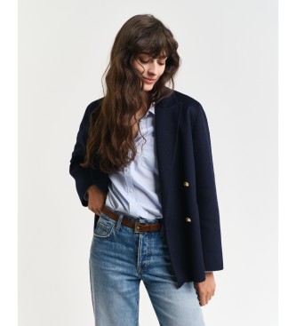 Gant Blazer Club cucito a mano blu navy