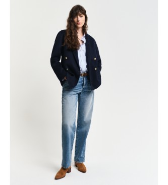 Gant Blazer Club cucito a mano blu navy