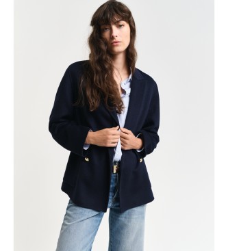 Gant Blazer Club cucito a mano blu navy