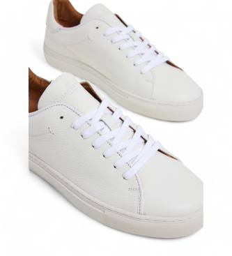 Hackett London Icon Minimal chaussures en cuir blanc