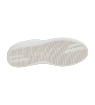 Hackett London Icon Minimal chaussures en cuir blanc