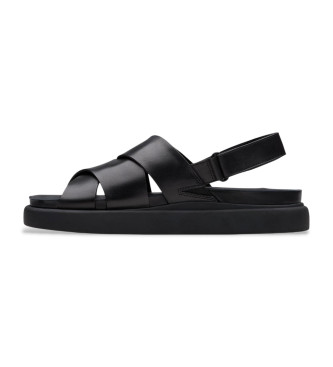 Clarks Aristella Sun Ledersandalen schwarz