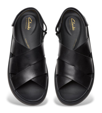 Clarks Aristella Sun Ledersandalen schwarz