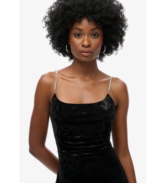 Superdry Diamonte jurk zwart