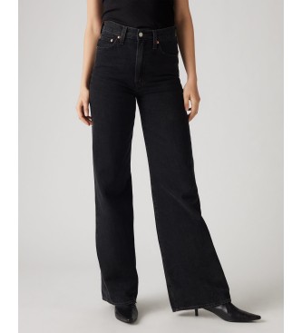 Levi's Jeans  jambe large Ribcage noir