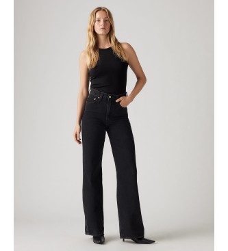 Levi's Jeans  jambe large Ribcage noir