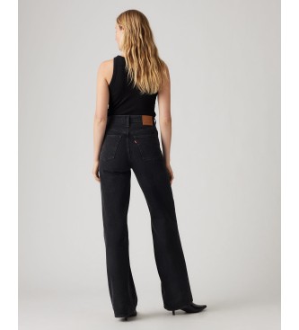 Levi's Jeans  jambe large Ribcage noir