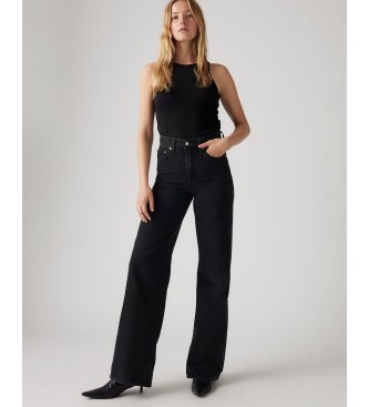 Levi's Jeans  jambe large Ribcage noir