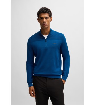 BOSS Niebieski sweter Momentum