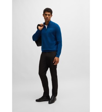 BOSS Niebieski sweter Momentum