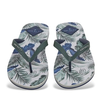 Hackett London Flip flops Capri Jungle green