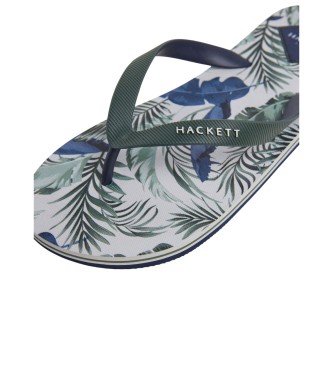 Hackett London Flip flops Capri Jungle green