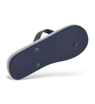 Hackett London Flip flops Capri Jungle green