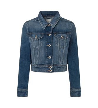 Pepe Jeans Gekrzte Jacke blau