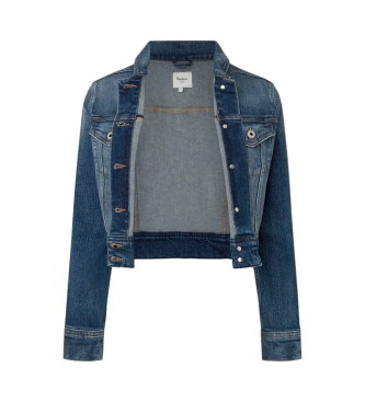 Pepe Jeans Gekrzte Jacke blau
