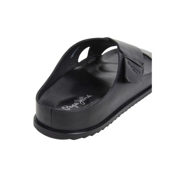 Pepe Jeans Corby Dress Ledersandalen schwarz