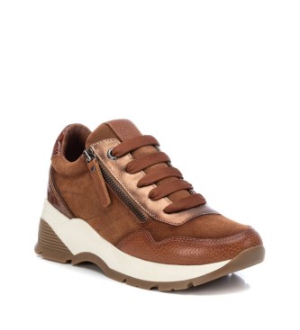 Carmela Zapatillas de piel 160195 marrn