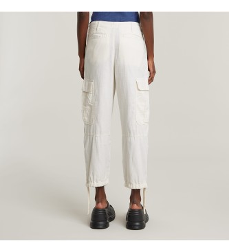 G-Star Pantalon cargo court blanc