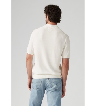 Levi's Maglione polo bianco lavorato a maglia
