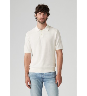 Levi's Maglione polo bianco lavorato a maglia