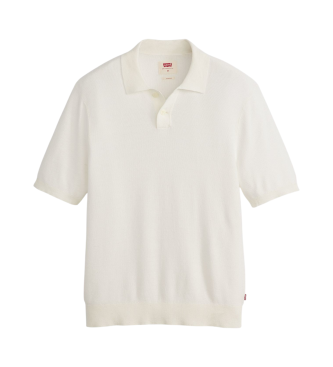 Levi's Maglione polo bianco lavorato a maglia