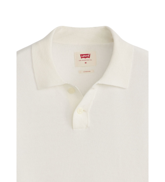 Levi's Maglione polo bianco lavorato a maglia