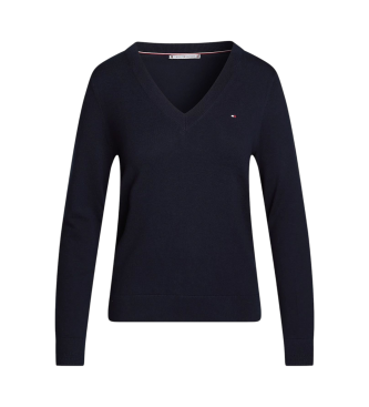 Tommy Hilfiger Heritage V-hals navy trje