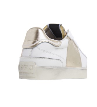 Pepe Jeans Chaussures en cuir Lane fun W blanc