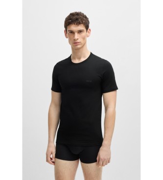 BOSS Pack 3 T-shirts Classic white, beige, black 