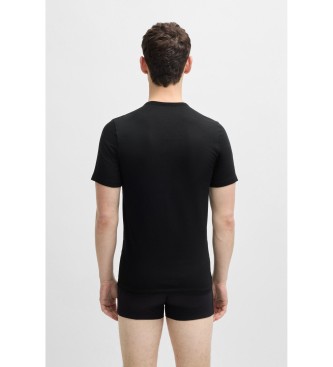 BOSS Pack 3 T-shirts Classic white, beige, black 