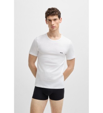 BOSS Pack 3 T-shirts Classic white, beige, black 