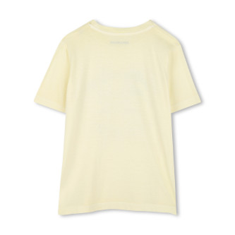 Zadig & Voltaire Gul bomullsstickad T-shirt