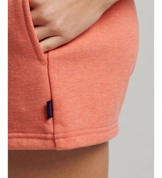 Superdry Cales de malha com o logtipo Vintage bordado a laranja