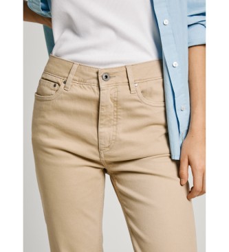Pepe Jeans Smalle Tessa-bukser i beige