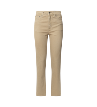 Pepe Jeans Smalle Tessa-bukser i beige