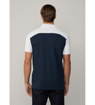 Hackett London Polo Hs Resort Col Block navy